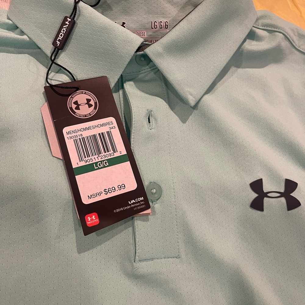 Under Armour Men's Mint Polo Shirt